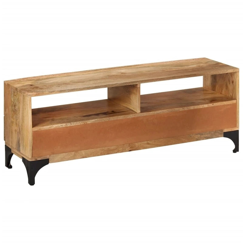 vidaXL Mobile TV in legno di mango 120x35x45 cm