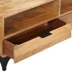 vidaXL Mobile TV in legno di mango 120x35x45 cm