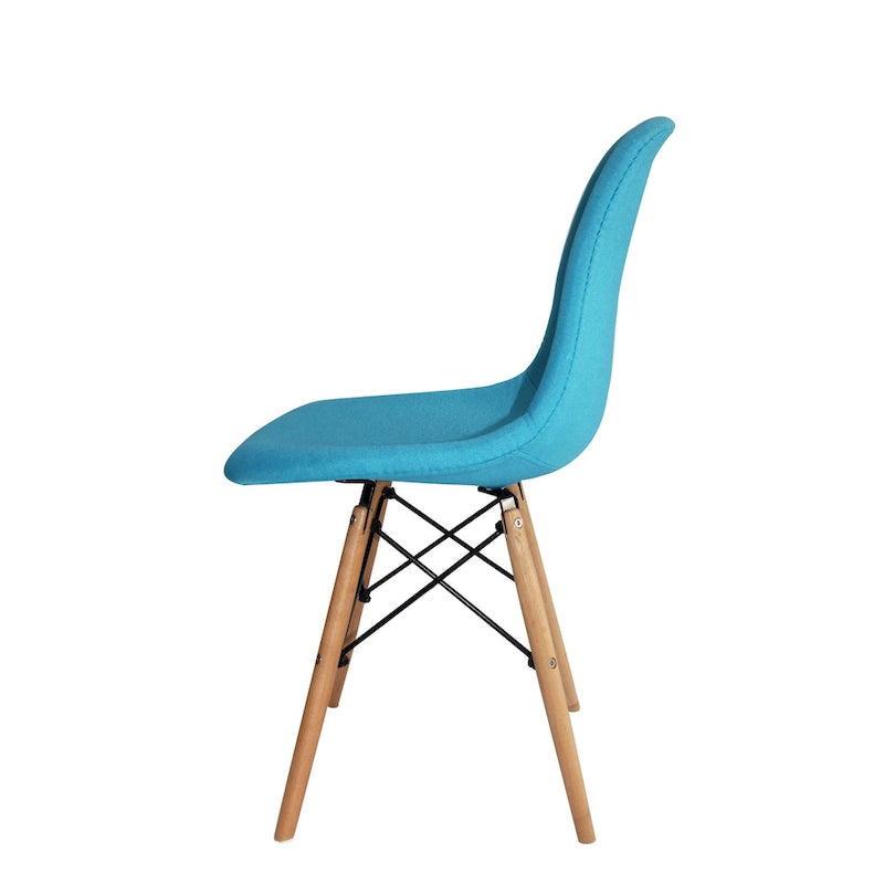 Porthos Home Haig Modern Dining Chairs, Fabric & Beech Wood