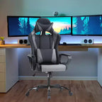 Sedia da ufficio FDW Sedia da gaming Sedia da scrivania Sedia direzionale con supporto lombare Sgabello regolabile Sedia da computer girevole con ruote