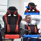 Sedia da ufficio FDW Sedia da gaming Sedia da scrivania Sedia direzionale con supporto lombare Sgabello regolabile Sedia da computer girevole con ruote