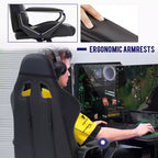 Sedia da ufficio FDW Sedia da gaming Sedia da scrivania Sedia direzionale con supporto lombare Sgabello regolabile Sedia da computer girevole con ruote