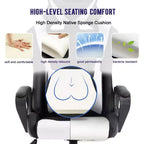 Sedia da ufficio FDW Sedia da gaming Sedia da scrivania Sedia direzionale con supporto lombare Sgabello regolabile Sedia da computer girevole con ruote
