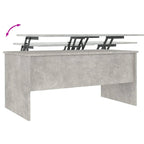 vidaXL Coffee Table Lift Top End Table Accent Side Sofa Table Engineered Wood - 40.2 x 19.9 x 18.3
