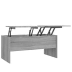 vidaXL Coffee Table Lift Top End Table Accent Side Sofa Table Engineered Wood - 40.2 x 19.9 x 18.3