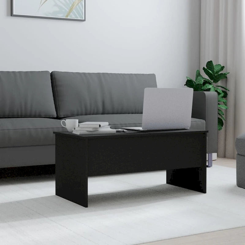 vidaXL Coffee Table Lift Top End Table Accent Side Sofa Table Engineered Wood - 40.2 x 19.9 x 18.3