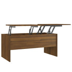 vidaXL Coffee Table Lift Top End Table Accent Side Sofa Table Engineered Wood - 40.2 x 19.9 x 18.3