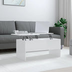 vidaXL Coffee Table Lift Top End Table Accent Side Sofa Table Engineered Wood - 40.2 x 19.9 x 18.3