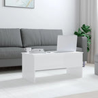 vidaXL Coffee Table Lift Top End Table Accent Side Sofa Table Engineered Wood - 40.2 x 19.9 x 18.3