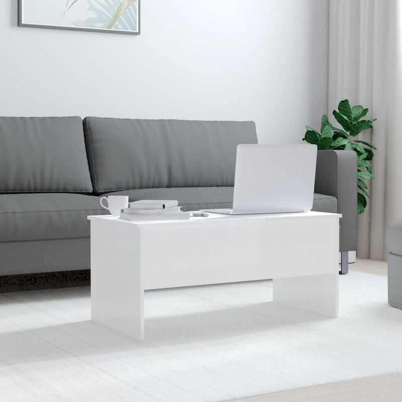 vidaXL Coffee Table Lift Top End Table Accent Side Sofa Table Engineered Wood - 40.2 x 19.9 x 18.3