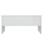 vidaXL Coffee Table Lift Top End Table Accent Side Sofa Table Engineered Wood - 40.2 x 19.9 x 18.3