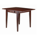 Hamilton Double Drop Leaf Dining Table, Walnut - 41.73W x 30.55D x 29.13H