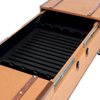 SAFAVIEH Terese Coffee Table Storage Trunk with Wine Rack - 47.2 W x 23.6 L x 15.4 H - 47Wx24Dx15H