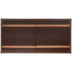 SAFAVIEH Terese Coffee Table Storage Trunk with Wine Rack - 47.2 W x 23.6 L x 15.4 H - 47Wx24Dx15H