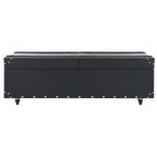 SAFAVIEH Terese Coffee Table Storage Trunk with Wine Rack - 47.2 W x 23.6 L x 15.4 H - 47Wx24Dx15H