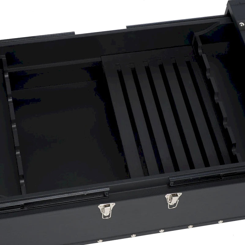 SAFAVIEH Terese Coffee Table Storage Trunk with Wine Rack - 47.2 W x 23.6 L x 15.4 H - 47Wx24Dx15H