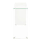 SAFAVIEH Modena Ombre Glass Console Table - Clear / Blue - 43.3 x 13.8 x 29.5 - 43Wx14Dx30H