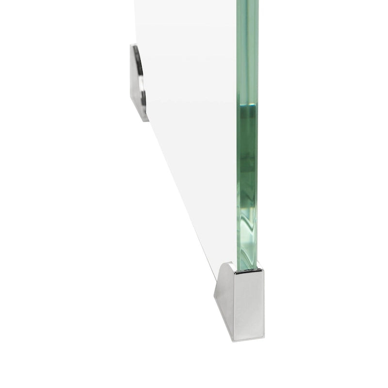 SAFAVIEH Modena Ombre Glass Console Table - Clear / Blue - 43.3 x 13.8 x 29.5 - 43Wx14Dx30H