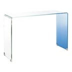 SAFAVIEH Modena Ombre Glass Console Table - Clear / Blue - 43.3 x 13.8 x 29.5 - 43Wx14Dx30H