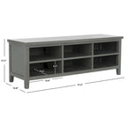 SAFAVIEH Steinunn White Bookshelf - 51.2 x 15.8 x 17.7 - 51Wx16Dx18H