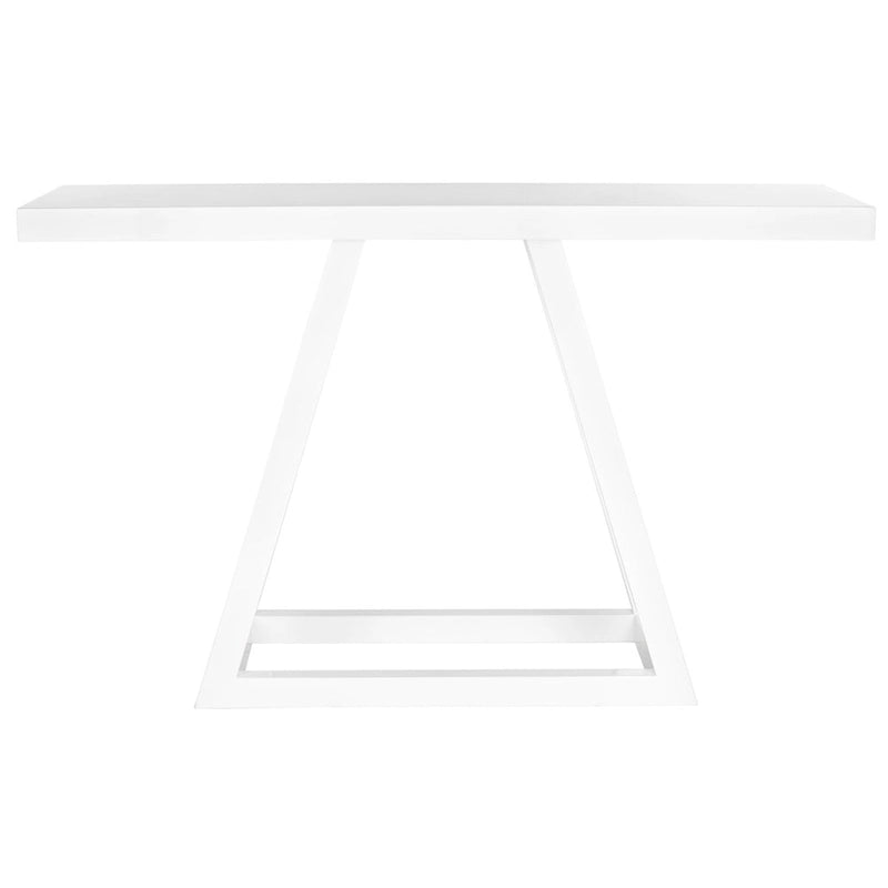 SAFAVIEH Marla White Lacquer Console - 51 x 15.6 x 31.5 - 51Wx16Dx32H