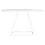 SAFAVIEH Marla White Lacquer Console - 51 x 15.6 x 31.5 - 51Wx16Dx32H