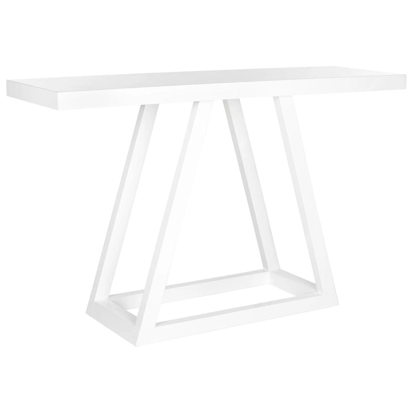 SAFAVIEH Marla White Lacquer Console - 51 x 15.6 x 31.5 - 51Wx16Dx32H