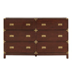 Kedric 6-Drawer Gold Accent Dresser by iNSPIRE Q Bold