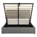 Full/Queen Upholstered Platform Bed with Lift Up Storage