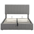 Full/Queen Upholstered Platform Bed with Lift Up Storage