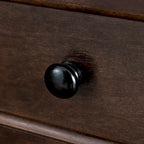 6 Drawer Dresser Bar Storge Cabinet Lockers with Retro Round Handle