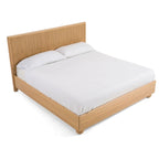 Letto moderno Modrest Winters in rovere naturale