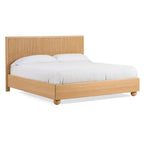 Letto moderno Modrest Winters in rovere naturale