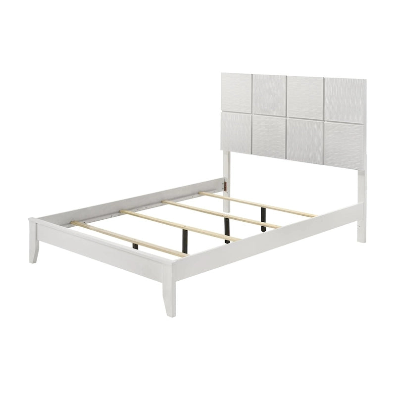 Camera da letto Sim 4 pezzi con pannelli bianchi