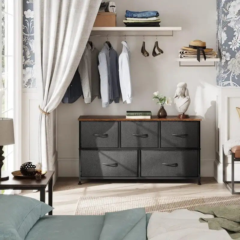 Dresser for Bedroom with 5 Drawers