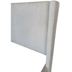 Footboard Drawer Storage Upholstered Wingback Bed