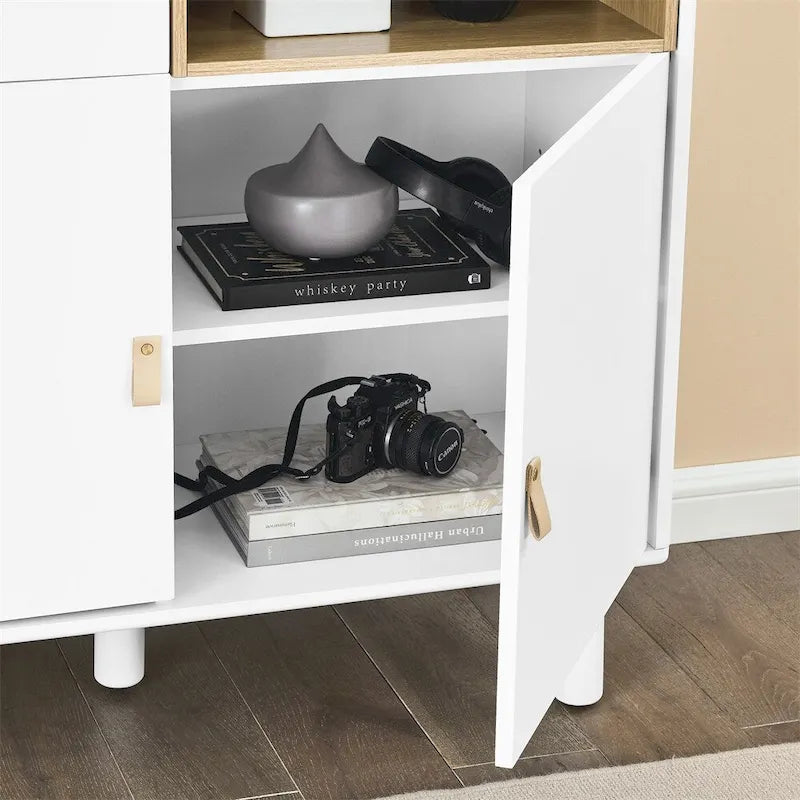 Modern Sideboard Cabinet, Wooden Storage Cabinet with Door