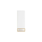Signature Design by Ashley Socalle White/Gold Chest of Drawers