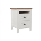 3-Pieces Bedroom Sets Queen Size Platform Bed with Storage Nightstand and Dresser