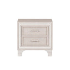 3-Pieces Bedroom Sets with Queen Size Upholstered Platform Bed and Two Nightstands