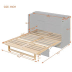 Full Size Murphy Bed with Large Drawers
