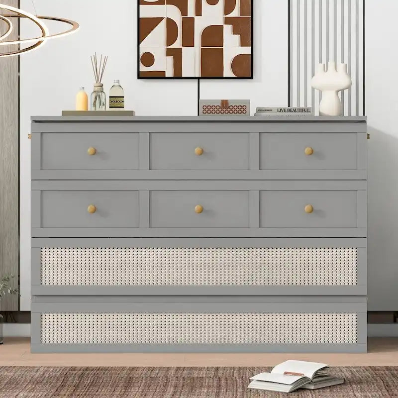 Full Size Murphy Bed with Large Drawers