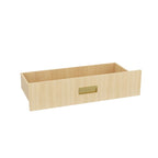 Wardrobe Closet Cabinet with Gold Handles and Optional Top Cabinet