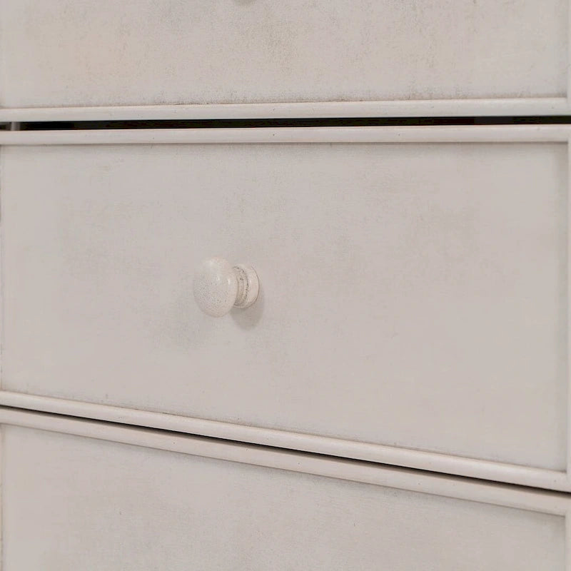 Cassettiera Rustica in Legno da 47,8 L per Camera da Letto