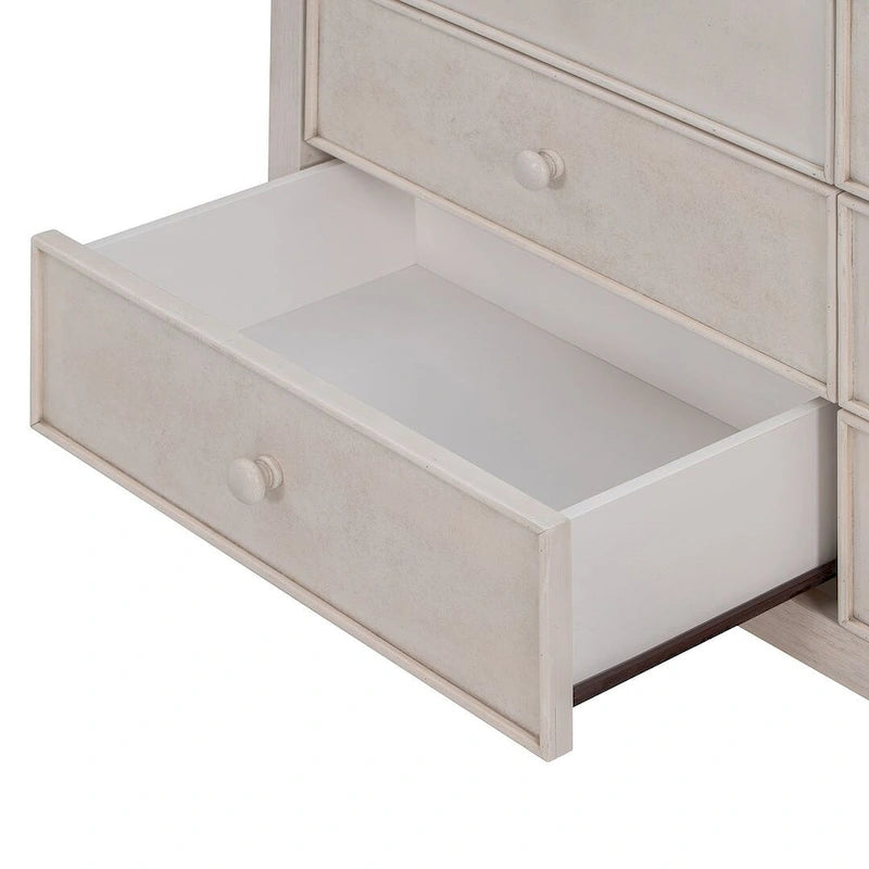 Cassettiera Rustica in Legno da 47,8 L per Camera da Letto