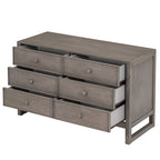 Cassettiera Rustica in Legno da 47,8 L per Camera da Letto
