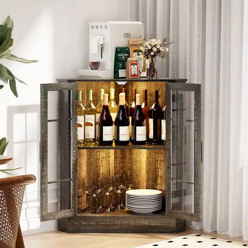 20Wide Corner Storage Cabinet - N/A