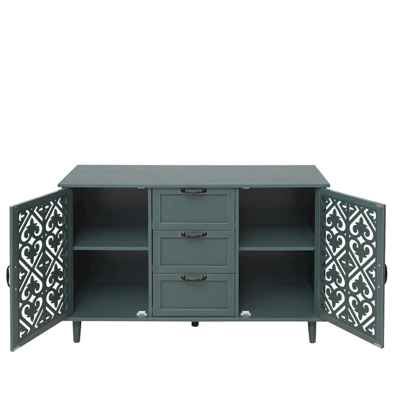 2 Door 3 Drawer Cabinet American Furniture Suitable for Bedroom - N/A