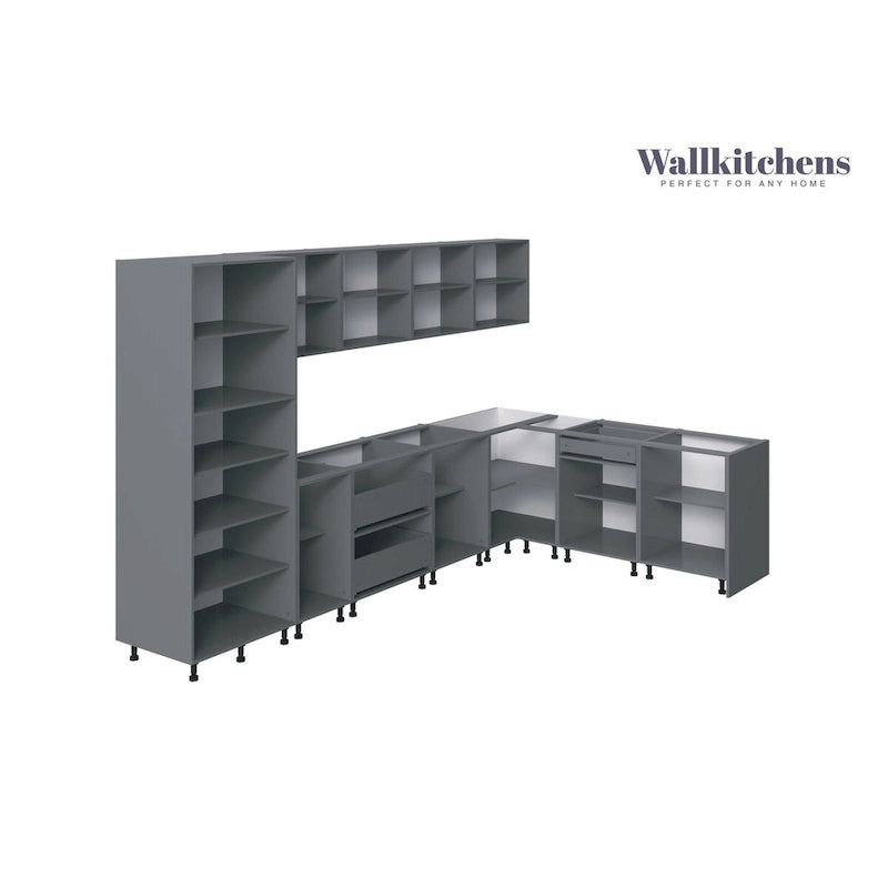 Kitchen Prestige Collection White Matte Color Base Size 11Ft Wide - 138x85