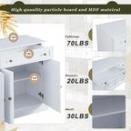 60-Inch Sideboard Cabinet with 2 Drawers and 4 Doors